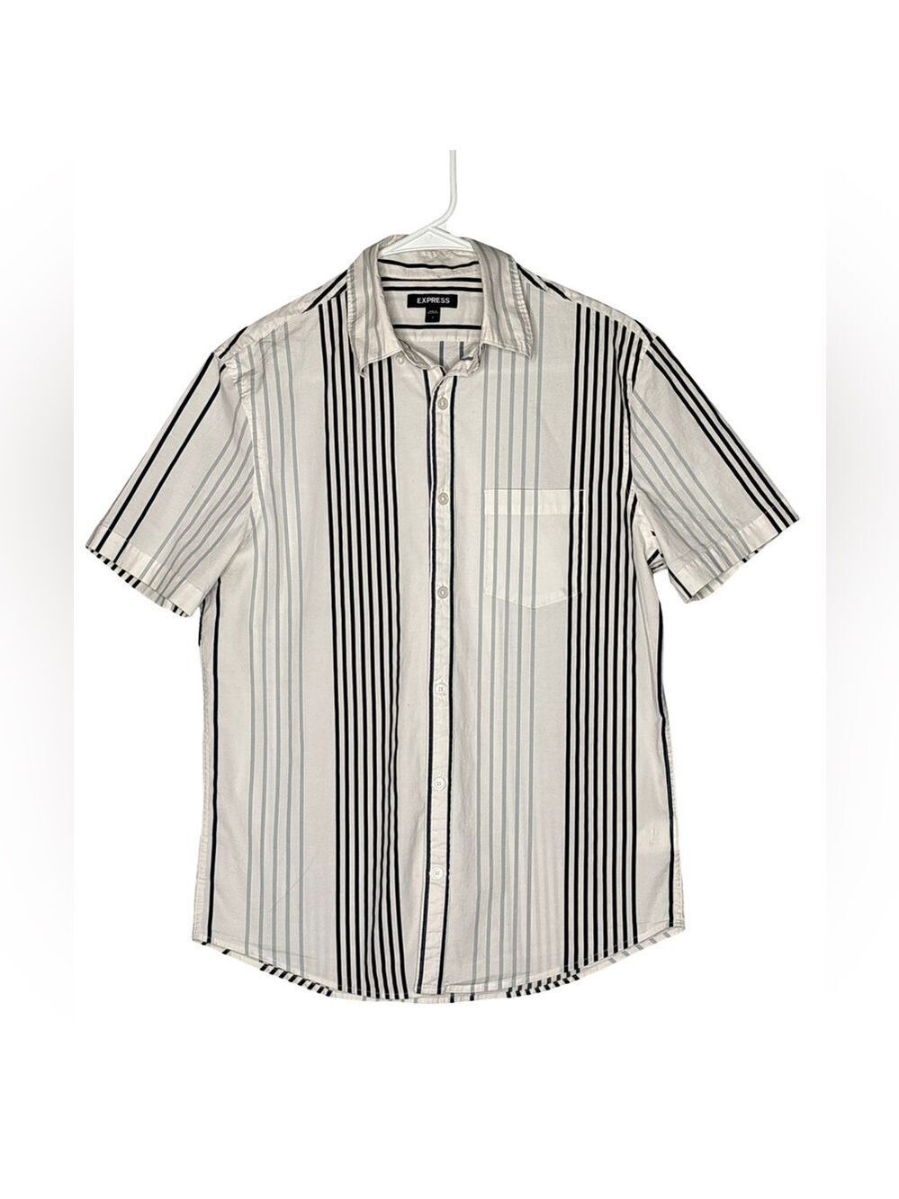 Express Men's Striped Casual Shirt, Sz S